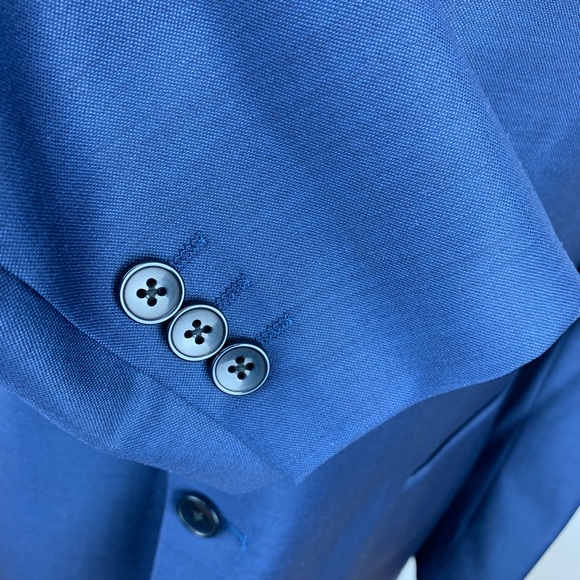 Theory Kris Illuminati Blue Suit Jacket - Picture 6 of 8